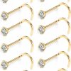 GAGABODY Body Piercing Studs | Gagabody G23 Titanium Nose Ring Hoop 20G 18G Nose Rings Studs Screw L-Shaped Nose Hoop Nose Stud Tragus Cartilage Helix Earrings Hoop Nose Piercing Jewelry