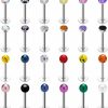 Kiethleasa Body Piercing Studs | Kiethleasa 16G Lip Ring Studs Stainless Steel Monroe Labret Cartilage Studs Clear Cubic Zirconia Tragus Nose Cartilage Daith Earring Studs Medusa Piercing Body Piercing For Women Men 24Pcs