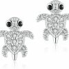 CANDYFANCY Body Piercing Studs | Candyfancy 2 Pieces 16G / 18G Surgical Steel Sea Turtle Ear Cartilage Helix Studs Earrings Auricle Piercings