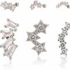 VELABOOM Body Piercing Studs | Velaboom Cartilage Earring Surgical Steel 20G - Helix Conch Daith Piercing Jewelry For Women Girls