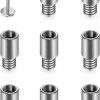 Prjndjw Body Piercing Studs | Prjndjw 14G 16G Internal Thread Titanium Extension Replacement Piercing Bar Nose Rings Earrings Studs Lip Rings Labret Jewelry Lobe Earrings Studs Cartilage Medusa Piercings 2Mm