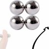 FORUBUS Body Piercing Studs | Forubus 2Pcs Magnet Balls Nose Studs, Ear Studs, Labret Lip Studs, Stainless Steel Non Piercing Body Jewelry-8Mm*4